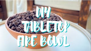 DIY TABLETOP FIRE BOWL | EASY DIY FIRE BOWL