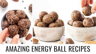 3 *MUST TRY* Energy Ball Recipes | HEALTHY VEGAN SNACKS