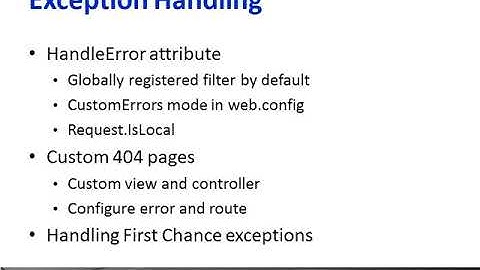 MVC 4 0, Part 10  Dependency Injection and Deployment   Player   LearnNowOnline 4