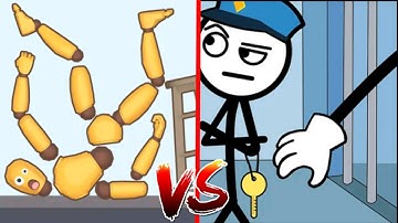 Thief puzzle (save me) 🆚 ragdoll break stickman new update gameplay walkthrough Android