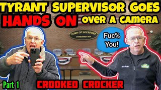 TYRANT Supervisor CONSPIRES with JUDGE!  CROOKED CROCKER LOCKPORT.... Pt. 1