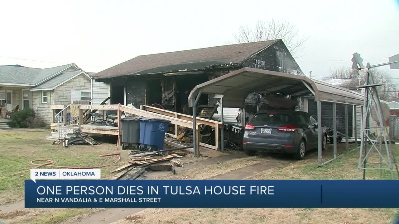One dead, one injured in Tulsa house fire - YouTube