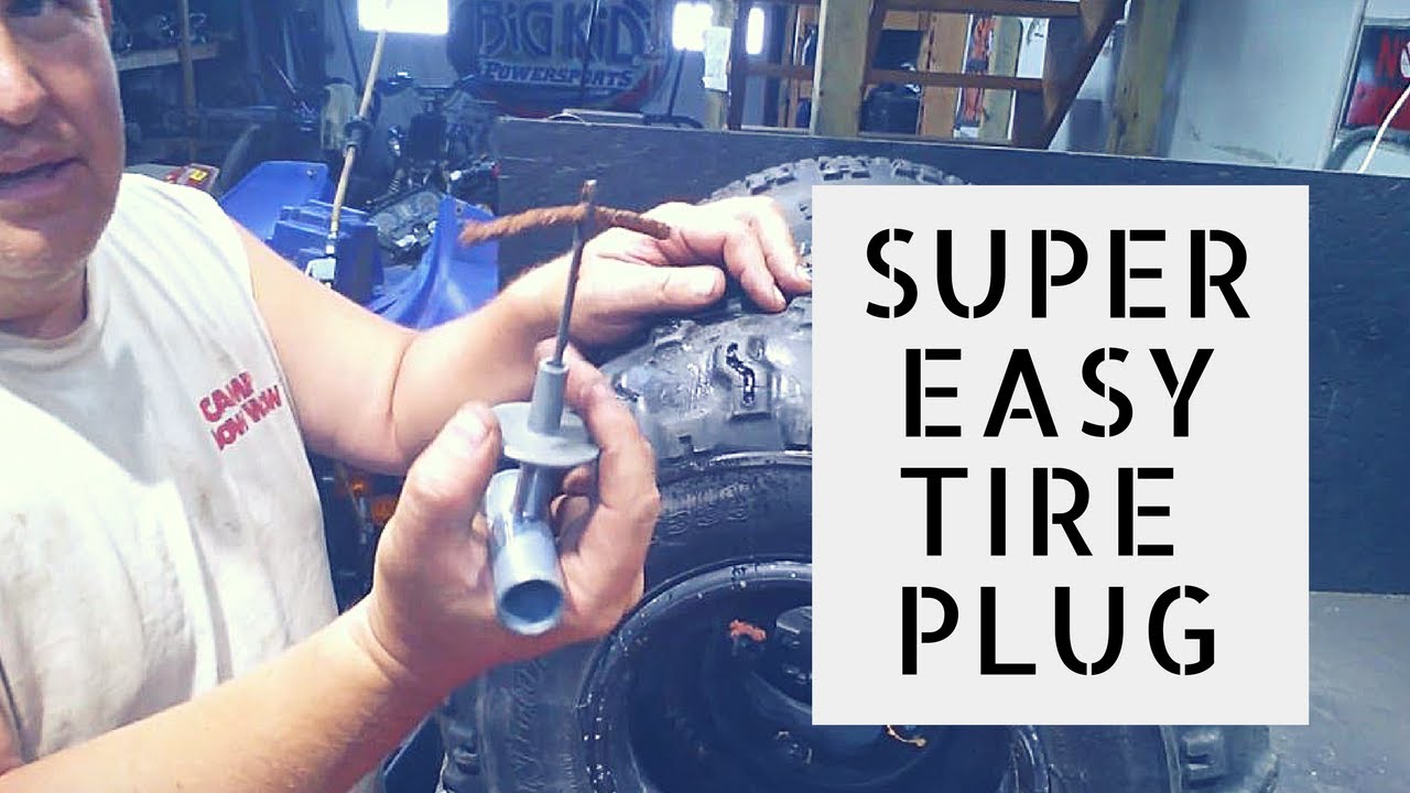 HOW TO PLUG A TIRE - YouTube