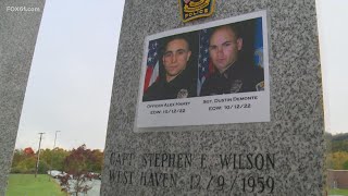 Connecticut Police Memorial tributes fallen Bristol officers