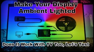 Ambient Light Dream Screen LED Light Strip Unboxing, Setup Tutorial, Testing in PC And Android TV screenshot 4