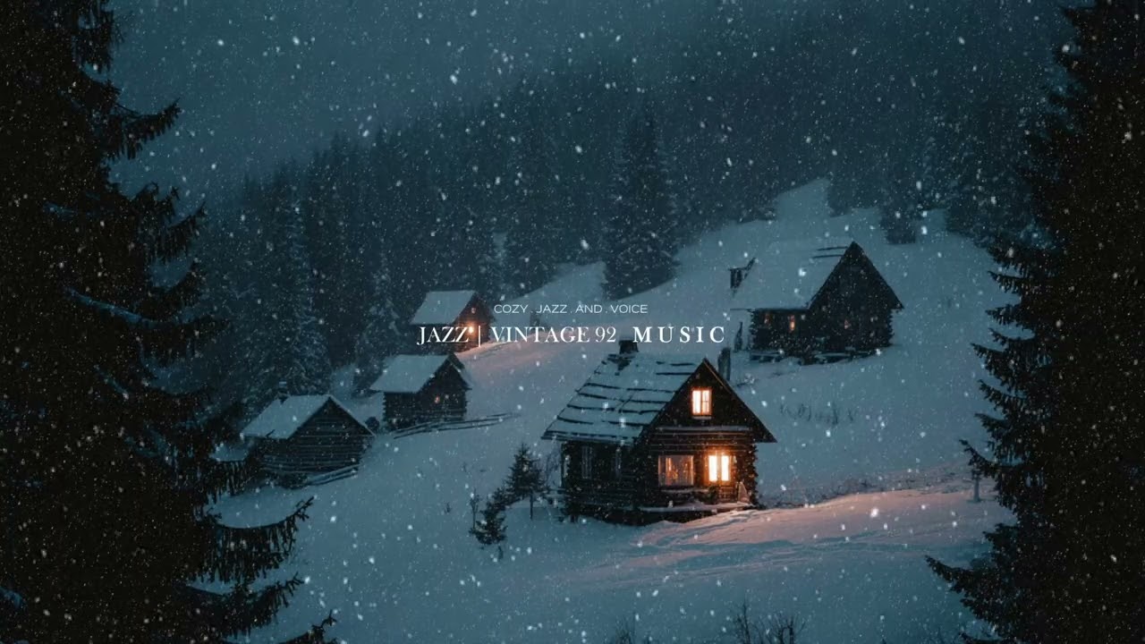 [playlist]Заснеженная горная ночь, тёплый вокальный джаз, окутывающий тишину | 13CozyVocalJazz Tunes