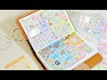 stickers journaling 🩷🩷cute kawaii sticker🌈 Immersive ASMR bullet journal | EP 344