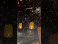Céu da Tailândia vira espetáculo durante Festival das Lanternas