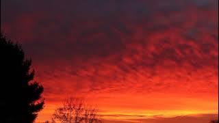 Background video sunset pemandangan indah