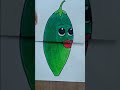 Naughty Chilli / easy Chilli drawing / #shorts / #viral