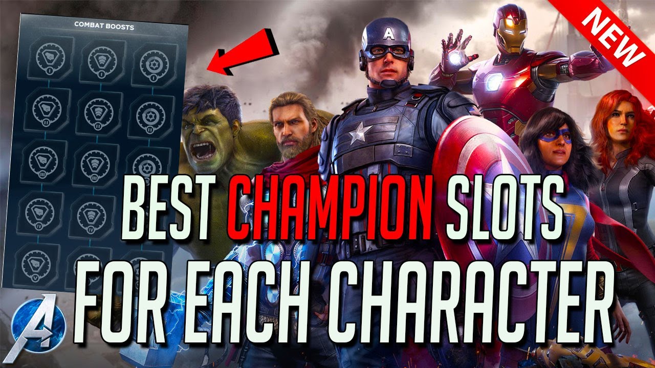 Marvel's Avengers | Best Champion Slots for each Character Builds !!! (2021)