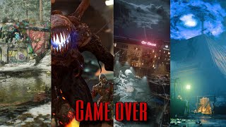 COD Zombies - Dark Aether Game Over Songs with Laugh & Easter Egg Songs