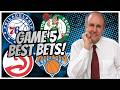 76ers vs Celtics &amp; Hawks vs Knicks Game 5 NBA Playoffs Betting Predictions!