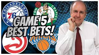 76ers vs Celtics & Hawks vs Knicks Game 5 NBA Playoffs Betting Predictions!