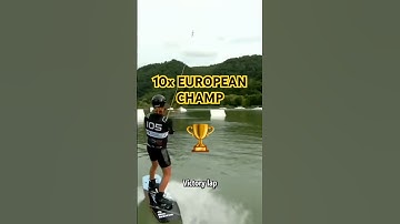 VICTORY LAP🥇🚀 10x EUROPEAN CHAMPION 🏆 #wakeboarding #wakeboard #victory #europeanchampion #fpv