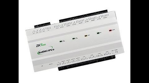 ZKTecko inBio 460 Pro Adding Devices and some configuration for Building