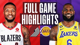 Game Recap: Trail Blazers 106, Lakers 104