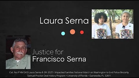 An Interview With Ms. Laura Serna, August 28, 2021