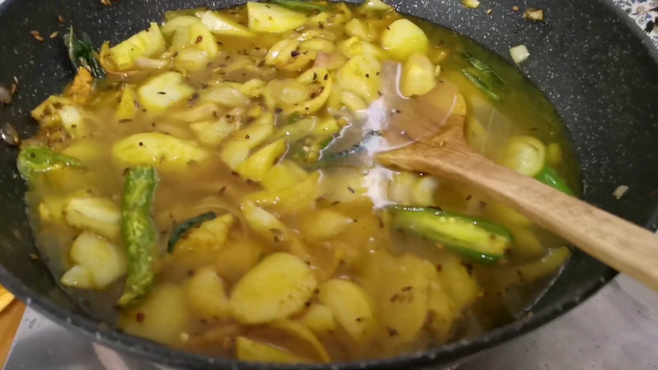 How To Cook Potato Masala | Malaysian Food | AJs Home ...