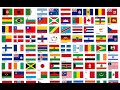 🇺🇳 TODAS LAS BANDERAS DEL MUNDO 🌎 WORLD FLAGS - 10 HORAS A TODA VELOCIDAD ALEATORIAS | Sorteos