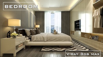 Vray 3dsmax interior - vray settings -  vray lighting tutorial -2