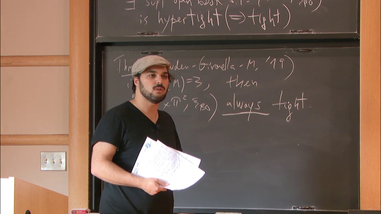 Bourgeois contact structures: tightness, fillability and applications. -  Agustin Moreno