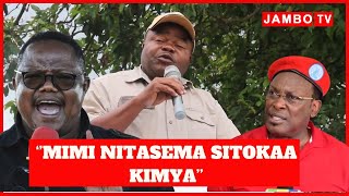 CHADEMA TUNACHUKIANA KULIKO CCM ''MIMI NTASEMA UKWELI''MWAMBIGIJA AKOSA UVUMILIVU ACHAFUA HADHARANI.