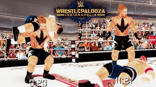 Wrestling Empire Brock Lesnar Vs John Cena Wwe Wrestlepalooza 2025 Match Recreate