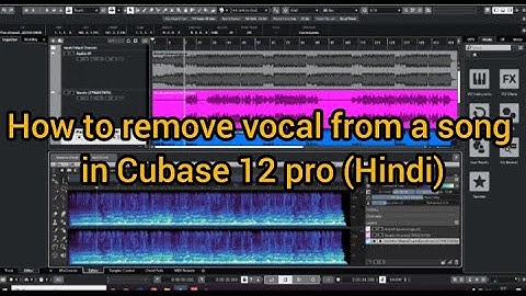 Remove Vocal from a Song in Cubase 12 Pro (Hindi)