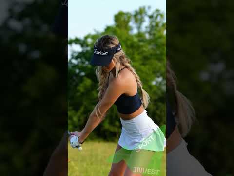 Paige Mackenzie — Grace Meets Power on the Green #sportinvest #beautifulgirl #golf #womeninsports