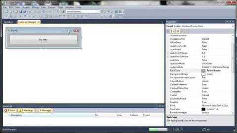 Visual C# 2010 Tutorial 19 - Form and Control Properties
