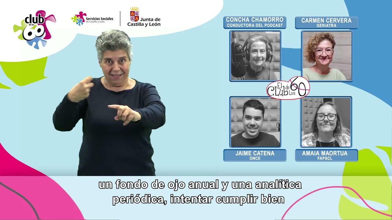 44º: Discapacidad sensorial sobrevenida por edad