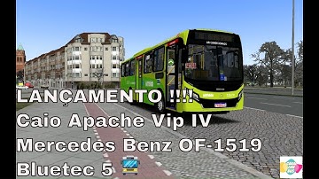 LANÇAMENTO!!! Caio Apache Vip IV Mercedes Benz OF-1519 Bluetec 5 Padrão Expresso Miramar