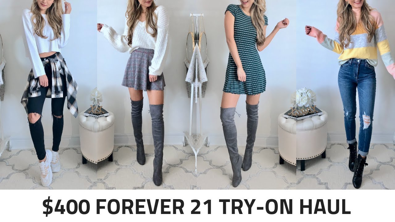 ⁣$400 Forever 21 Fall Try-On Haul 2018