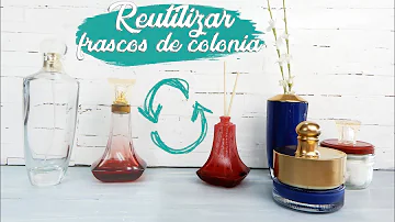 ¿Qué puedo hacer con los frascos de perfume usados?