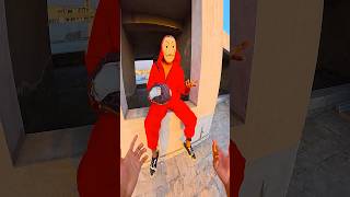 Rooftop parkour disturb the money heist😄#parkour