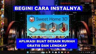 Cara instal Sweet Home 3D full gratis