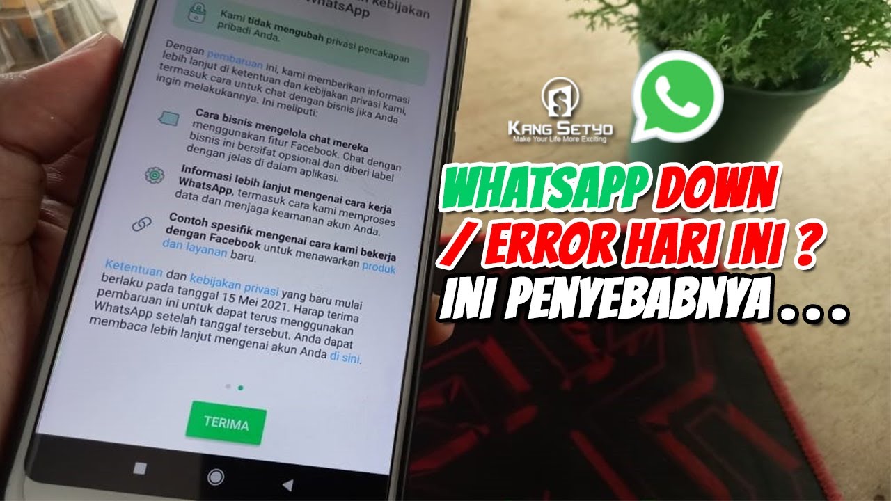 Whatsapp error hari ini 2021