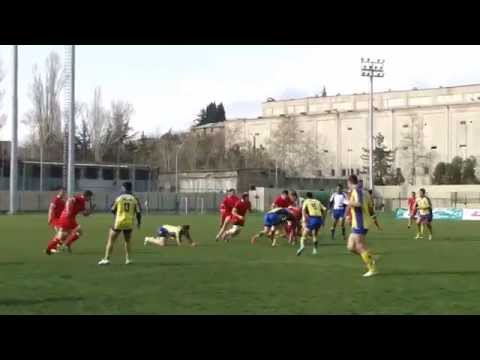 U18 საქართველო - U18 კლერმონი 22:17 /International friendly fixture: U18 Georgia vs U18 Clermont