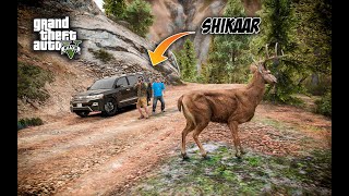 GTA 5 Real Life Mods | Michael And Jimmy Going For Hunting | Shikaar | GTA V Pakistan