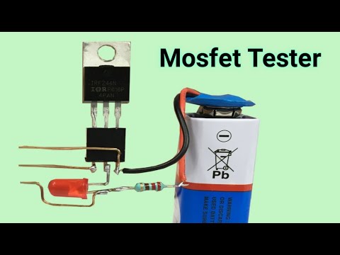 Simple mosfet tester circuit