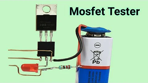 Simple mosfet tester circuit