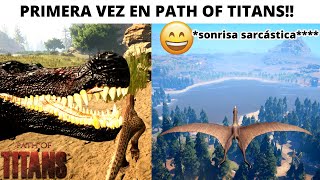 EL JUEGO DONDE NO PUEDES BEBER AGUA!!! XD  PATH OF TITANS