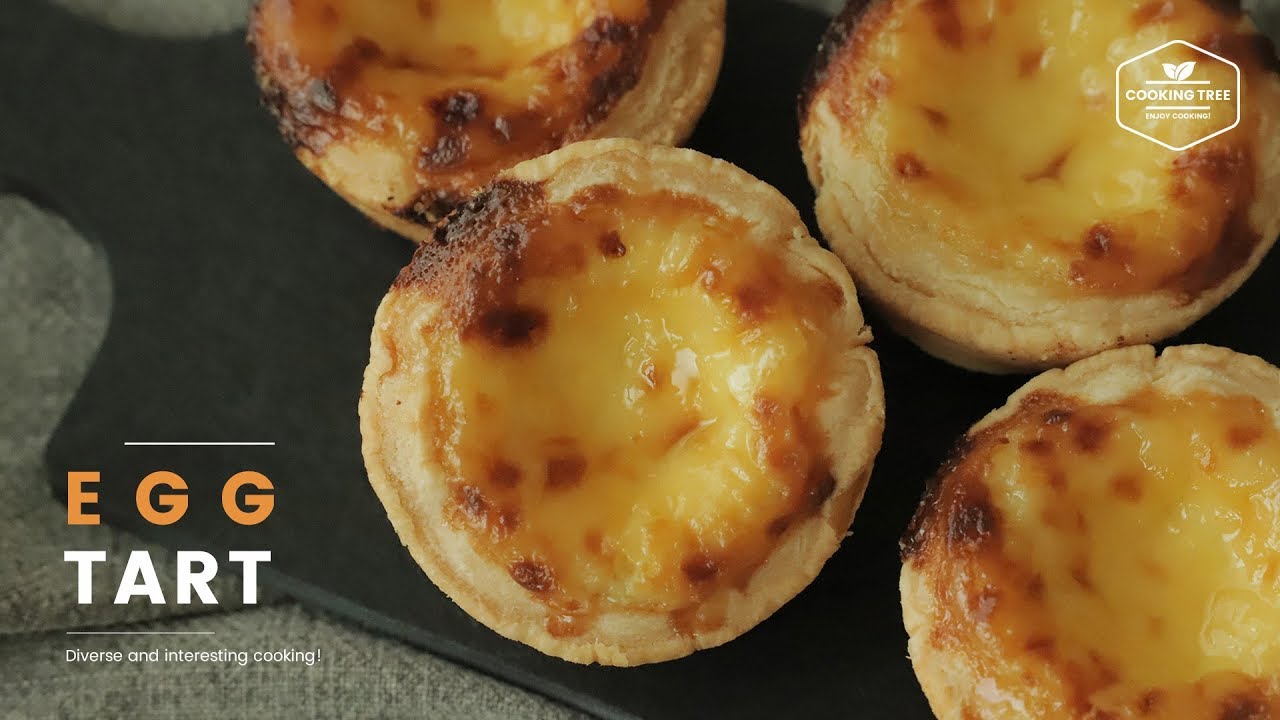 ⁣에그타르트 만들기 : Portugal Egg Tart Recipe : エッグタルト | Cooking tree