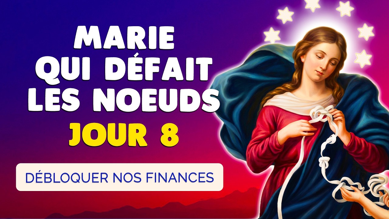 🙏 NEUVAINE à MARIE qui Défait les NOEUDS 2026 Jour 8 🙏 Pour nos Finances