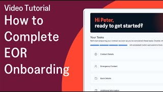 How to complete as EOR worker onboarding