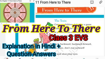 Class 3 EVS Chapter 11 From Here to There #drrukmanisharma #explanationinhindi #fromheretothere