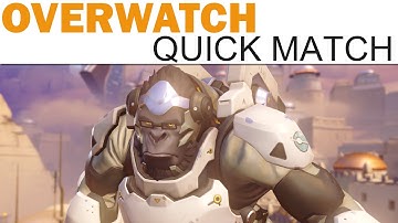 Overwatch Beta - Winston (Attacking) on Temple of Anubis (Quick Match)