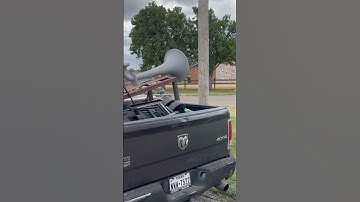 Ship horn blast(don’t wear headphones)