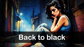 Video thumbnail of "Back to black Cover (Lyrics)"